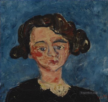 Chaim Soutine Painting - woman head Chaim Soutine